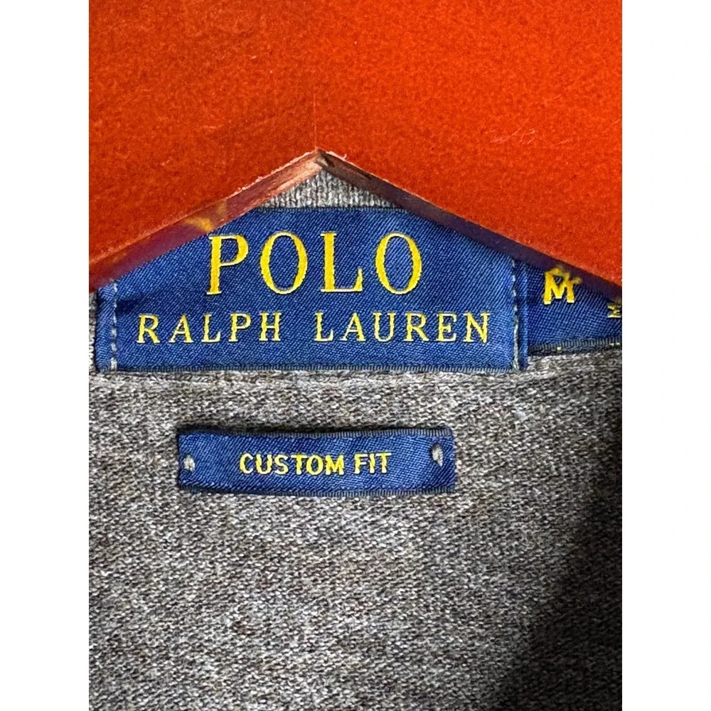 Polo Ralph Lauren Men's Long Sleeve Polo Size‎ S Brown Classic Fit Logo